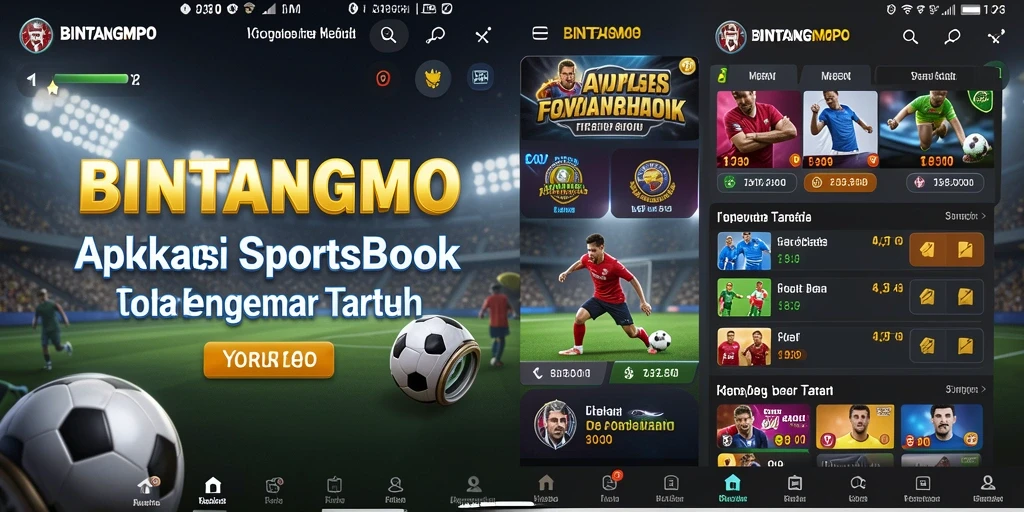 Tampilan utama BINTANGMPO menunjukkan berbagai pilihan taruhan olahraga.
