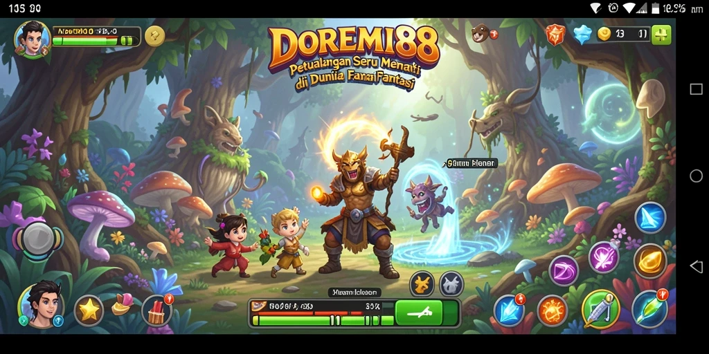 Menampilkan gameplay petualangan yang mendebarkan dalam DOREMI88.