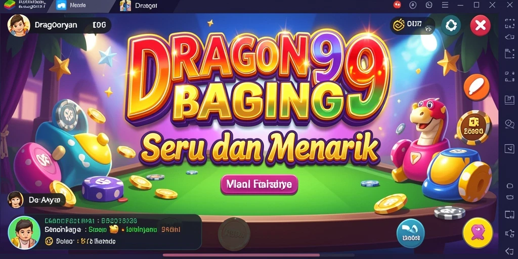 Screenshot gameplay DRAGON99 menampilkan suasana Bingo yang seru dan interaktif.