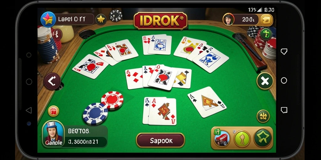 Screenshot gameplay <strong>IDROK</strong> yang menunjukkan interaksi seru antar pemain.