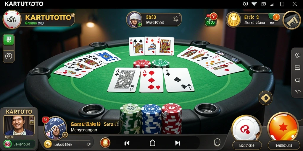 Tampilan gameplay KARTUTOTO yang menarik dan interaktif.
