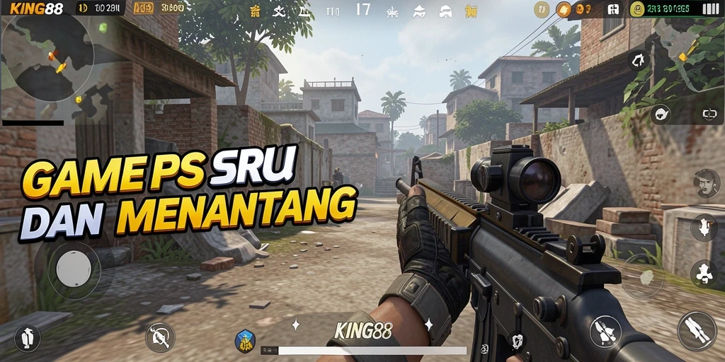 Tampilan gameplay KING88 yang intens dan penuh aksi.