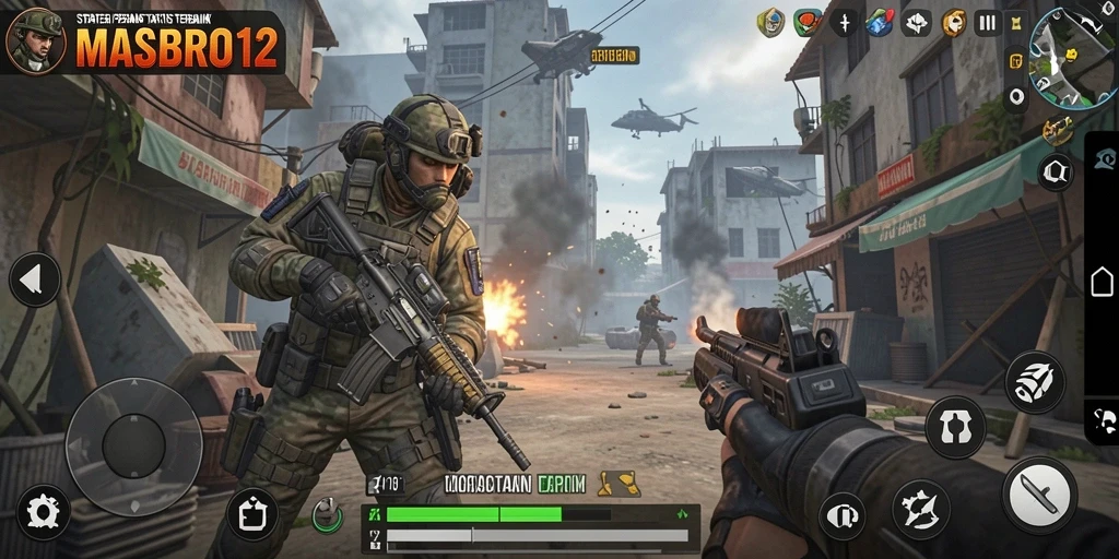 Tangkapan layar utama dari gameplay MASBRO12 yang seru.