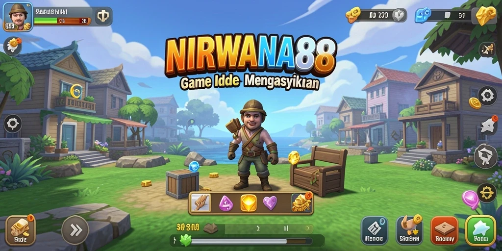 Screenshot gameplay NIRWANA88 menampilkan aktivitas pengelolaan yang seru.