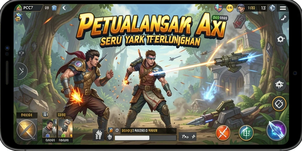 Gameplay PCPC7 yang menegangkan dengan aksi seru dan grafis menawan.