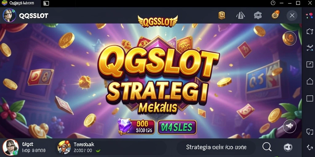 Tampilan gameplay QQSLOT dengan aksi strategi yang menegangkan.
