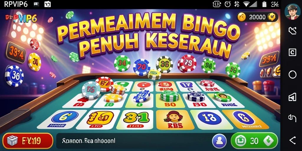 Tampilan gameplay RPVIP6 dengan suasana Bingo yang seru.