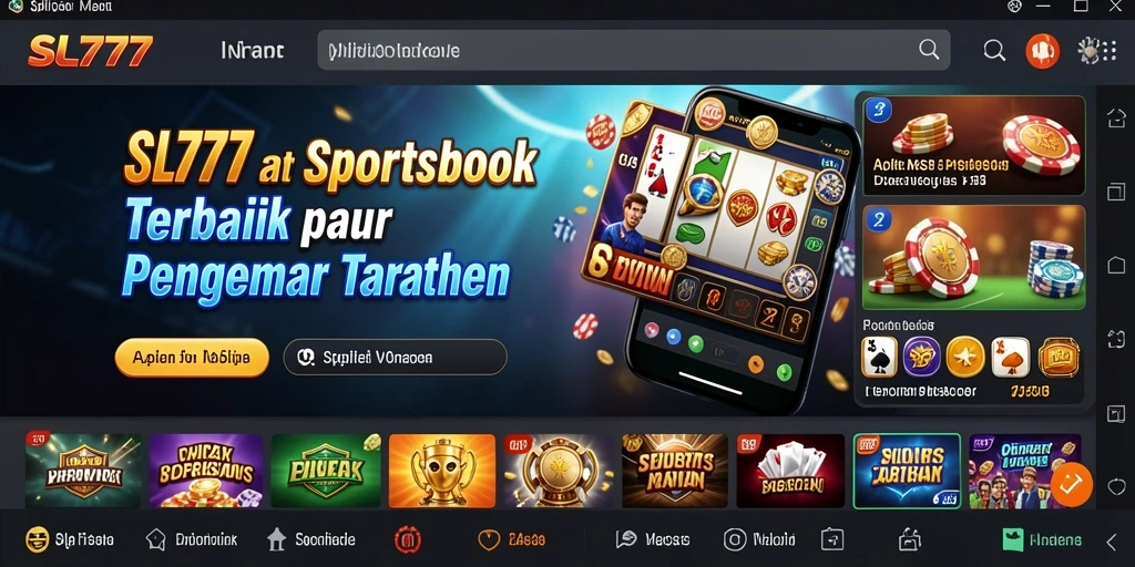 Tampilan menarik dalam screenshot gameplay Sportsbook SL777.