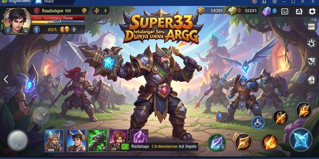 Tampak menariknya gameplay ARPG di SUPER33.