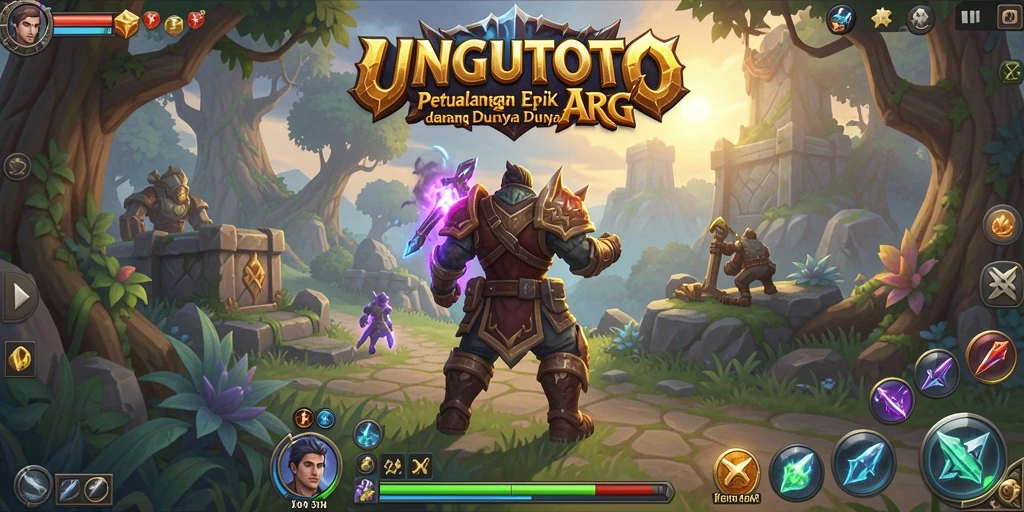 Gameplay ARPG yang seru dan mendebarkan dalam UNGUTOTO.